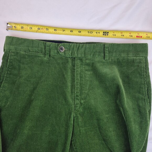 Bugatti 1040 Green Corduroy Pants Chino Style - Picture 16 of 16